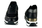 Γυναικεία Μαύρα Sneakers Με Ασημί Λεπτομέρειες