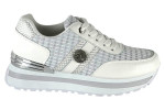 Γυναικεία Λευκά Sneakers Με Ασημί Λεπτομέρειες