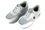 Γυναικεία Λευκά Sneakers Με Ασημί Λεπτομέρειες