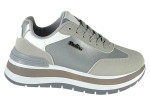 Γυναικεία Ασημί Sneakers Με Ψηλή Σόλα