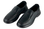 Δερμάτινα Ανδρικά Παπούτσια Slip On Σε Χρώμα Μαύρο Με Σόλα Super Flex