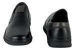 Δερμάτινα Ανδρικά Παπούτσια Slip On Σε Χρώμα Μαύρο 