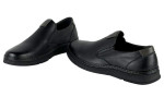 Δερμάτινα Ανδρικά Παπούτσια Slip On Σε Χρώμα Μαύρο 