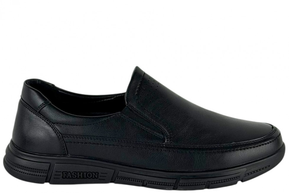 Ανδρικά Παπούτσια Slip On Σε Χρώμα Μαύρο 