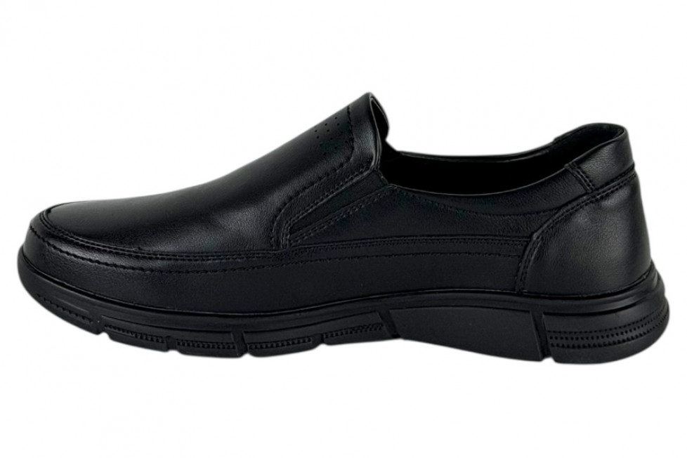 Ανδρικά Παπούτσια Slip On Σε Χρώμα Μαύρο 