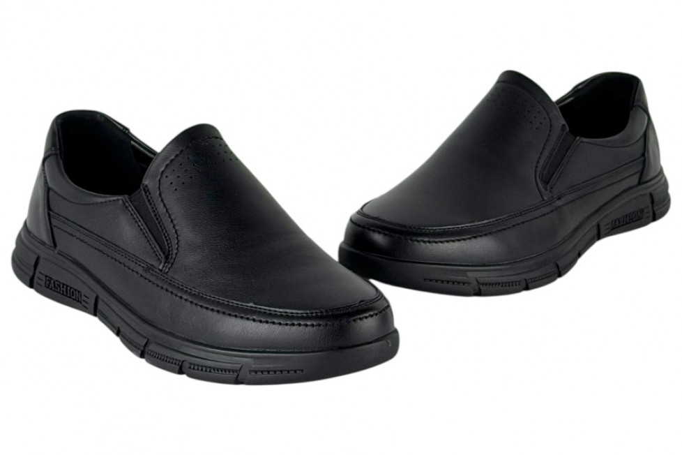 Ανδρικά Παπούτσια Slip On Σε Χρώμα Μαύρο 