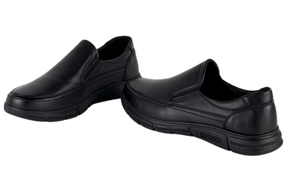 Ανδρικά Παπούτσια Slip On Σε Χρώμα Μαύρο 