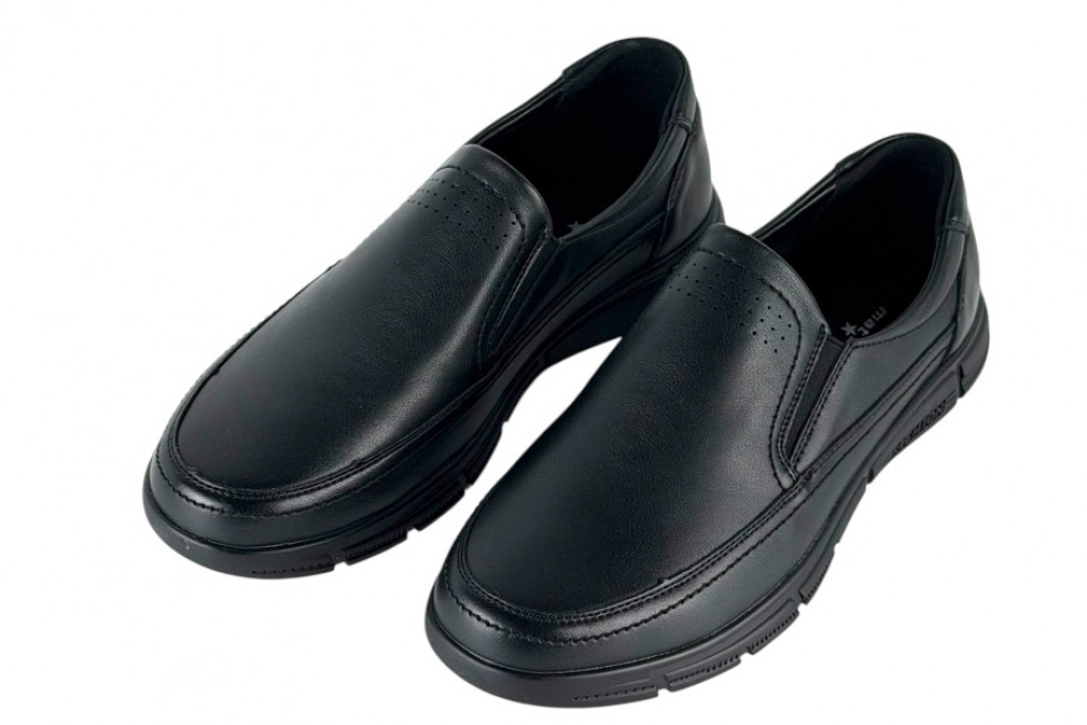 Ανδρικά Παπούτσια Slip On Σε Χρώμα Μαύρο 