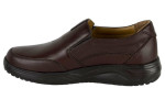 Δερμάτινα Ανδρικά Ανατομικά Παπούτσια Slip On Σε Χρώμα Καφέ