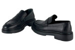 Δερμάτινα Ανδρικά Παπούτσια Loafers Σε Χρώμα Μαύρο