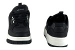  Μαύρα Sneakers Με Κορδόνια Και Λευκές Λεπτομέρειες