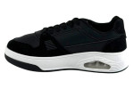 Γυναικεία Mαύρα Sneakers Με Αερόσολα Και Κορδόνια 