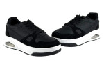 Γυναικεία Mαύρα Sneakers Με Αερόσολα Και Κορδόνια 